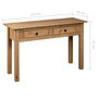 Voir la diapositive 6 : VIDAXL Table console 110x40x72 cm Pin solide Gamme Panama