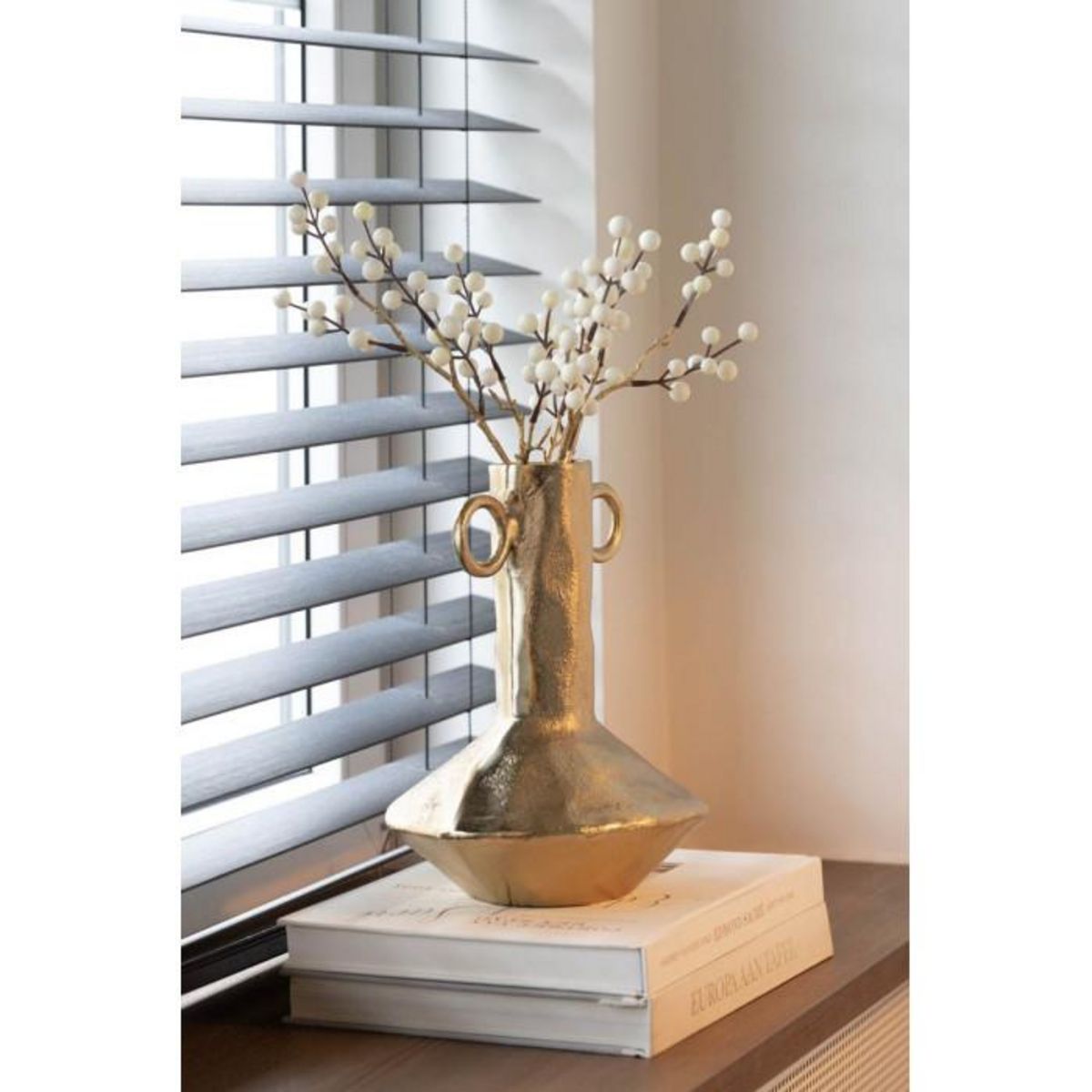 Paris Prix Vase Design avec Anses  Ritual  29cm Or