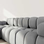 Voir la diapositive 4 : LISA DESIGN Ruby - canapé modulable d'angle gauche 4 places en velours texturé