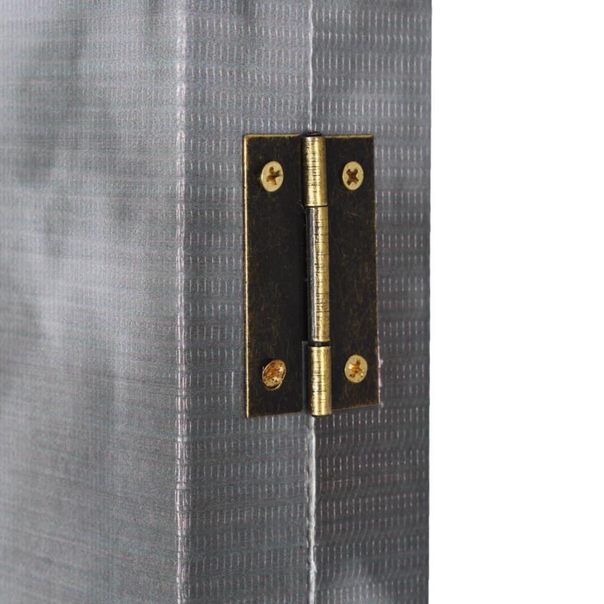 VIDAXL Cloison de separation 228 x 170 cm Bus londonien Noir et blanc