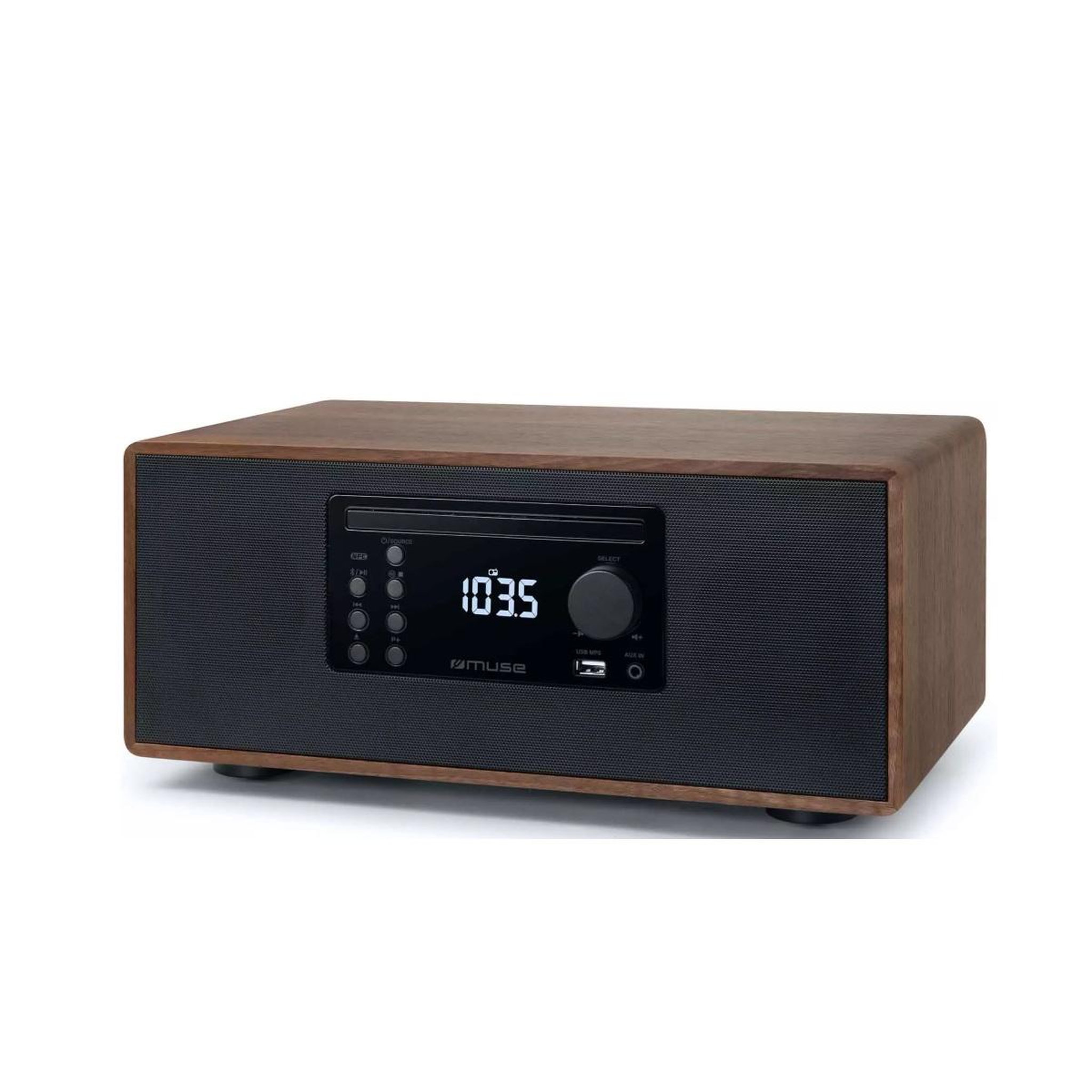 Voir la diapositive 2 : Muse Micro-chaîne 60w avec bluetooth - m692btcw