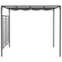 Voir la diapositive 3 : VIDAXL Belvedere avec auvent retractable 4x3x2,3 m Anthracite 180 g/m^2
