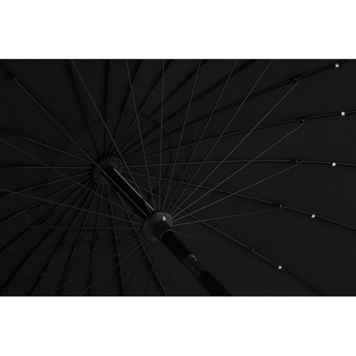 Paris Prix Parasol Design  Palmetto  270cm Noir