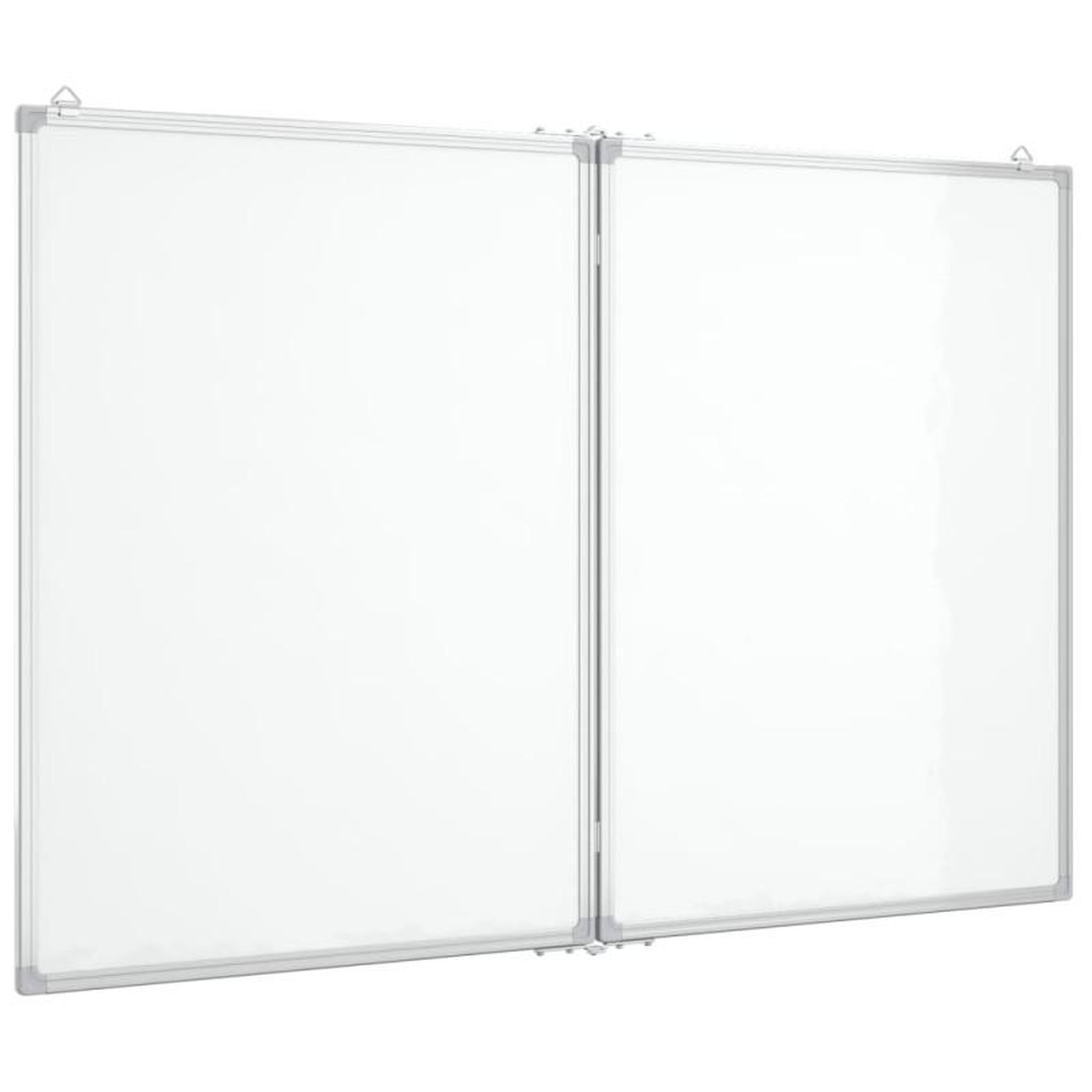 Voir la diapositive 2 : VIDAXL Tableau blanc magnétique pliable 100x80x1,7 cm aluminium