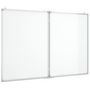 Voir la diapositive 2 : VIDAXL Tableau blanc magnétique pliable 100x80x1,7 cm aluminium