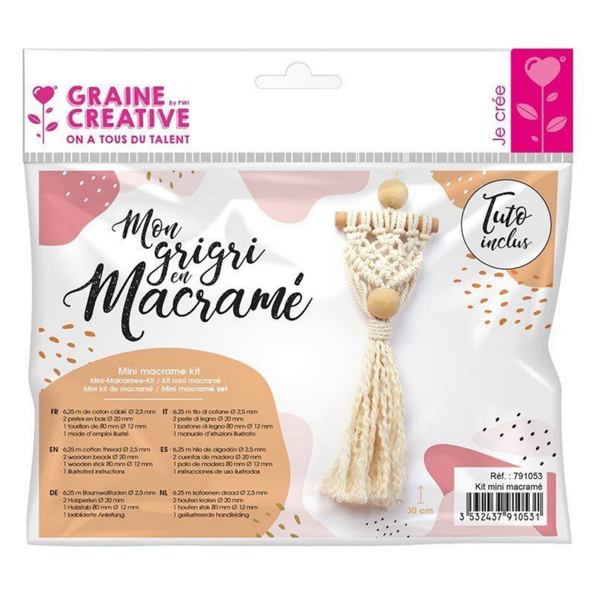 Graine créative Kit mini Macramé