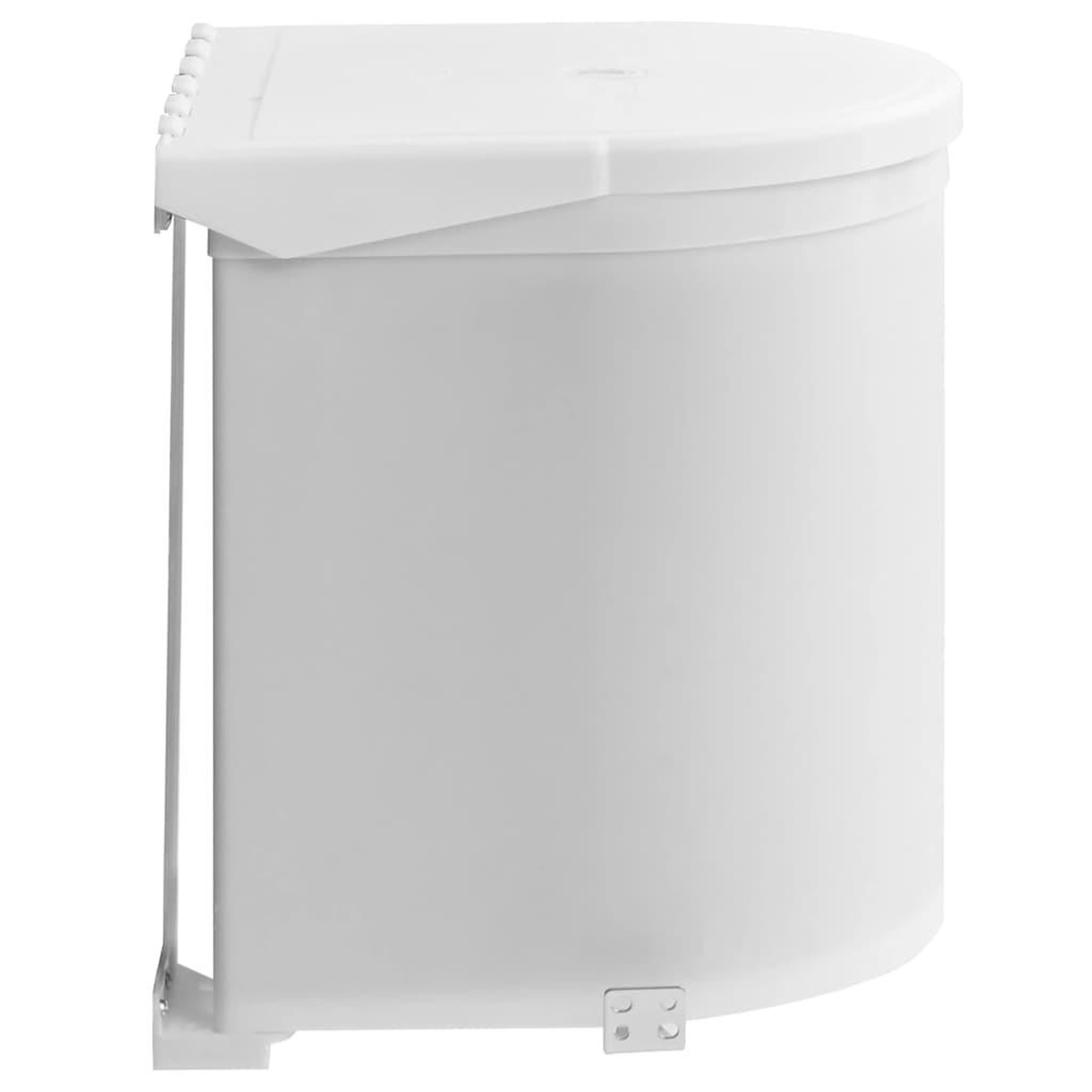 Voir la diapositive 3 : VIDAXL Poubelle integree de cuisine Plastique 12 L