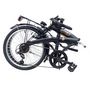 Voir la diapositive 5 : Vélo 20'' Rigide Mixte Acier Pliant  Discovery Adventures  - Fourche rigide - 6 vitesses - Dérailleur Shimano - Freins V-Brake - Porte Bagages