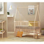 Voir la diapositive 2 : WEBABY Lit tipi 60x120 en bois
