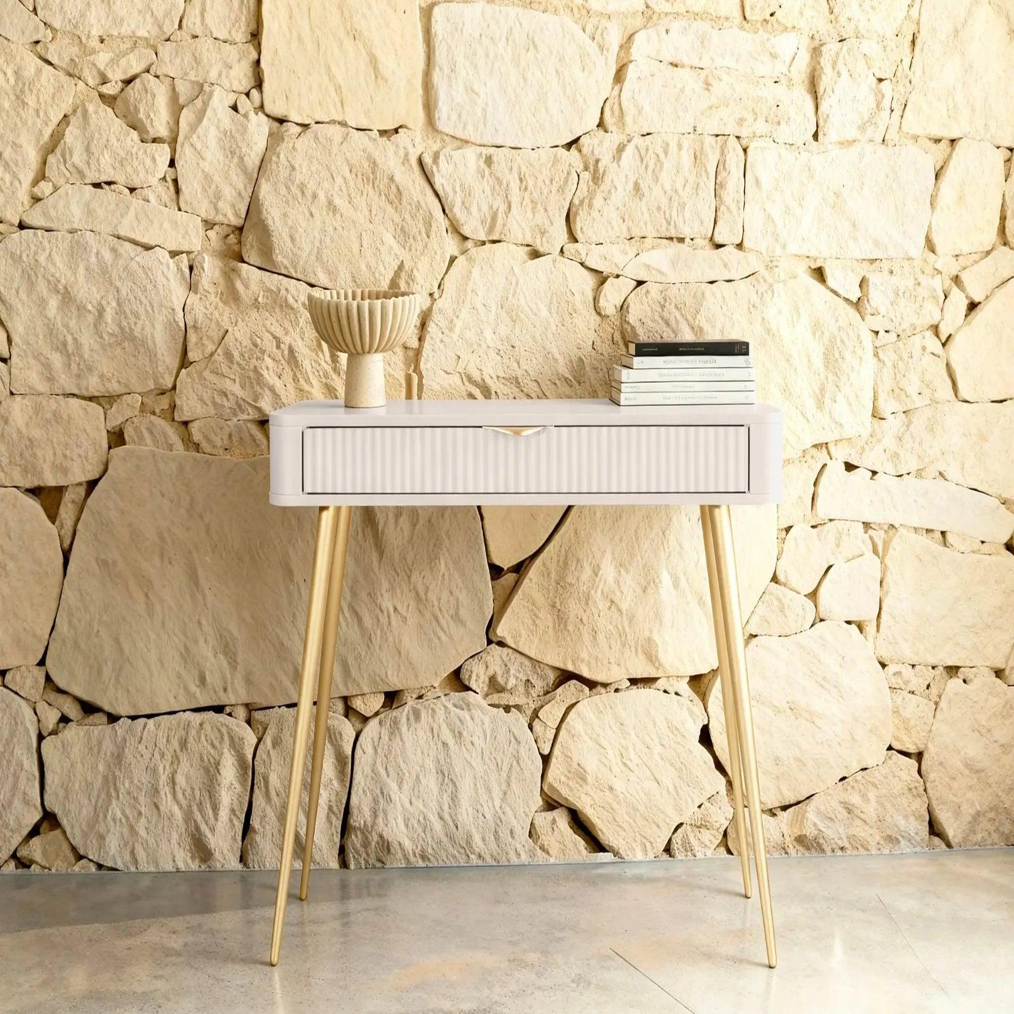 Voir la diapositive 2 : CASANOVA PARIS Joudy - bureau 100cmeffet rainuré