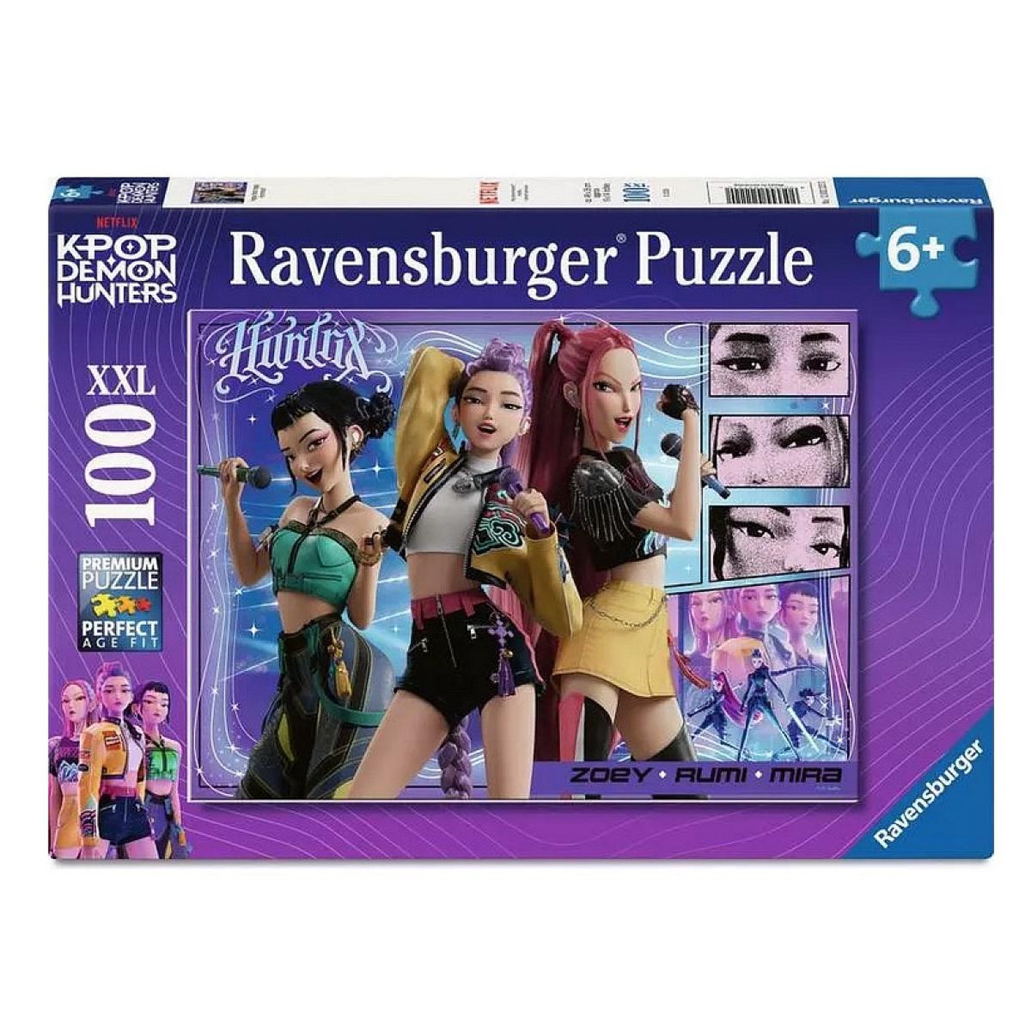 RAVENSBURGER Puzzle 100 pieces XXL KPop Demon Hunters - happy fan