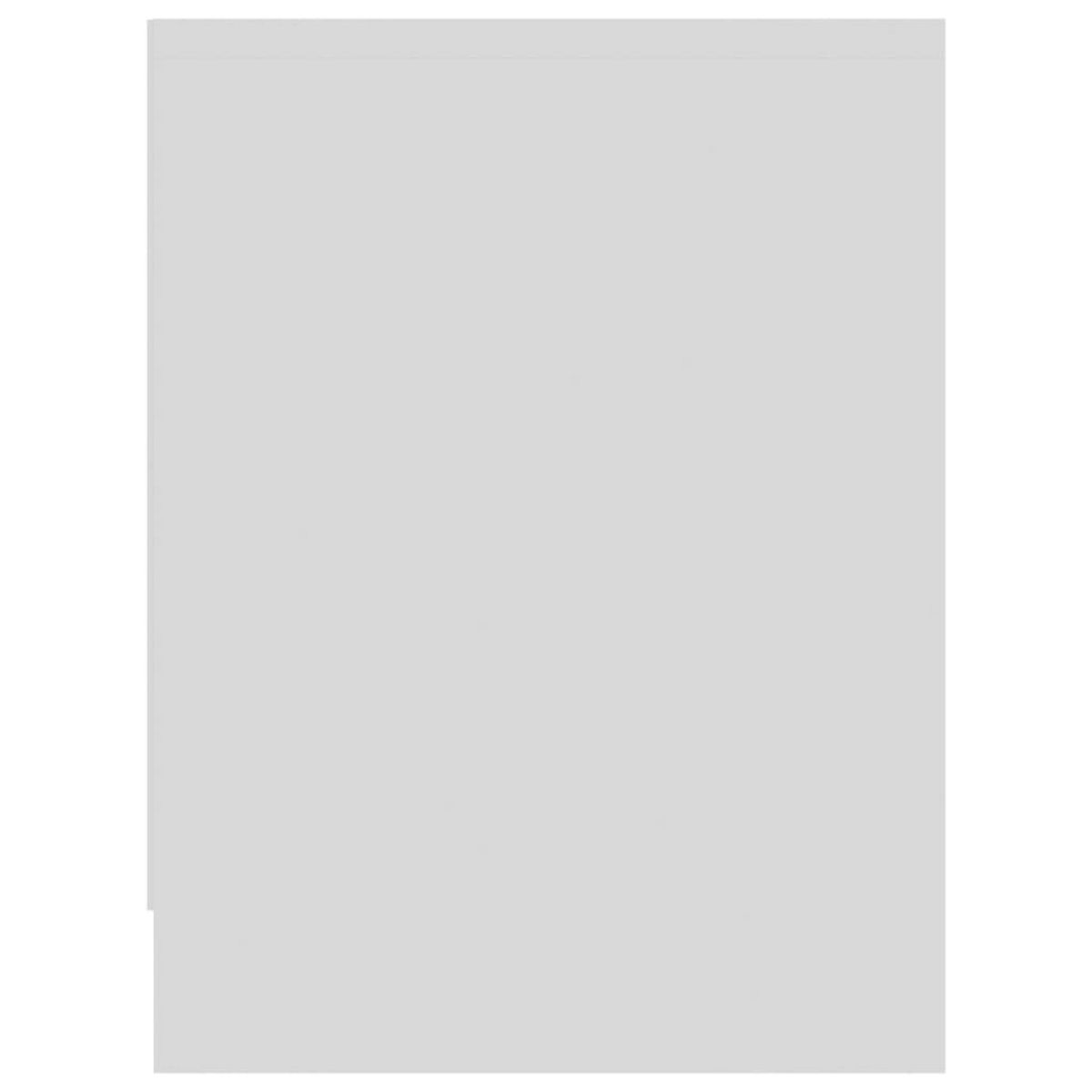 VIDAXL Table de chevet Blanc 40x30x40 cm Bois d'ingenierie