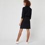 Voir la diapositive 2 : IN EXTENSO Robe chemise ceinturée noire femme