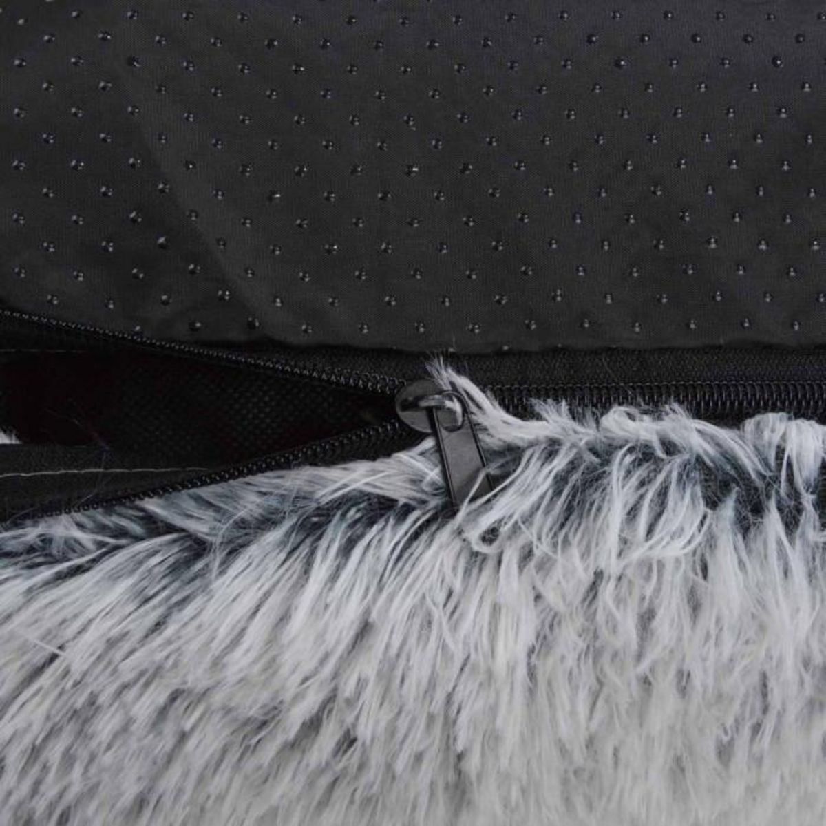 Paris Prix Coussin pour Chien & Chat  Fluffy  100cm Blanc Chiné