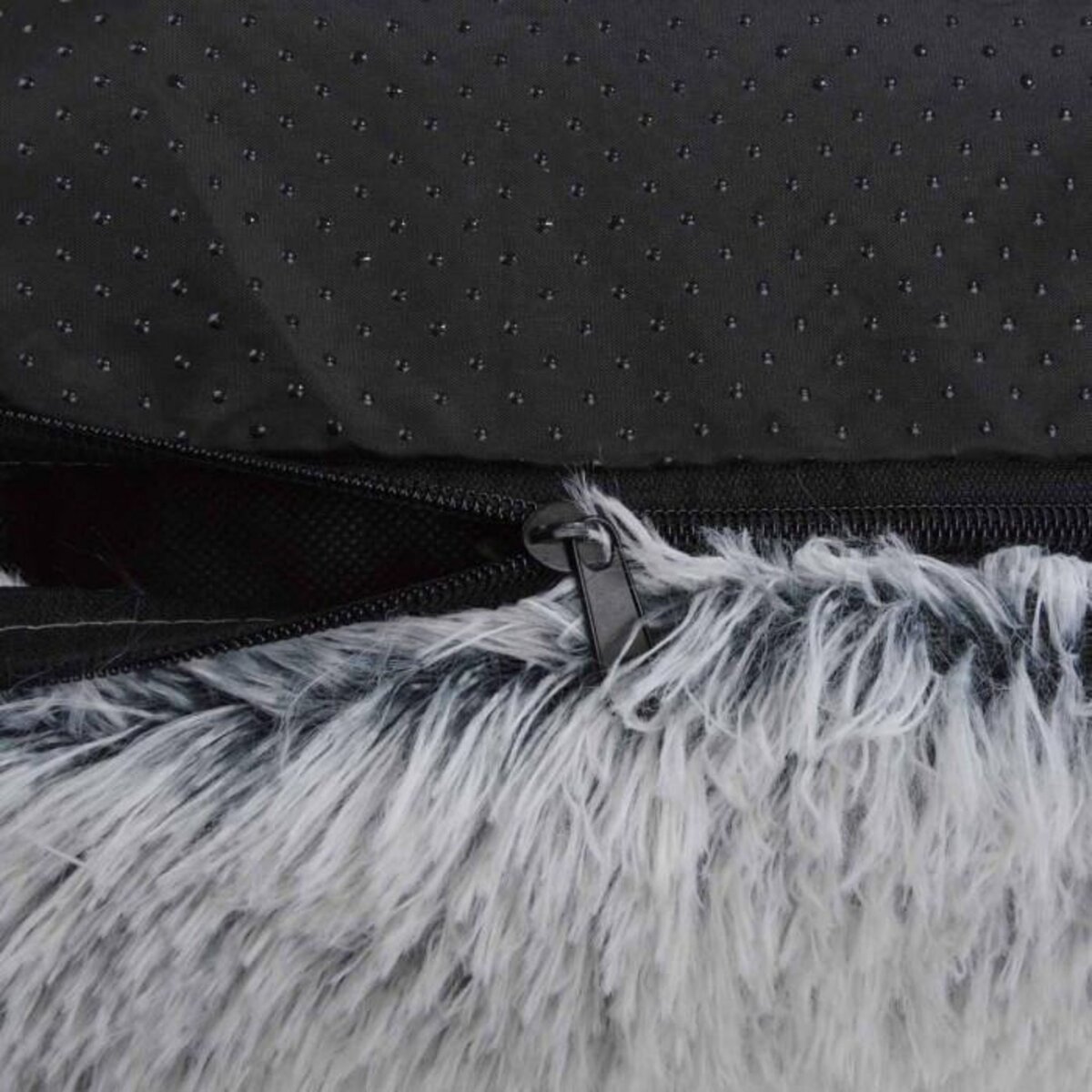 Paris Prix Coussin pour Chien & Chat  Fluffy  100cm Blanc Chiné