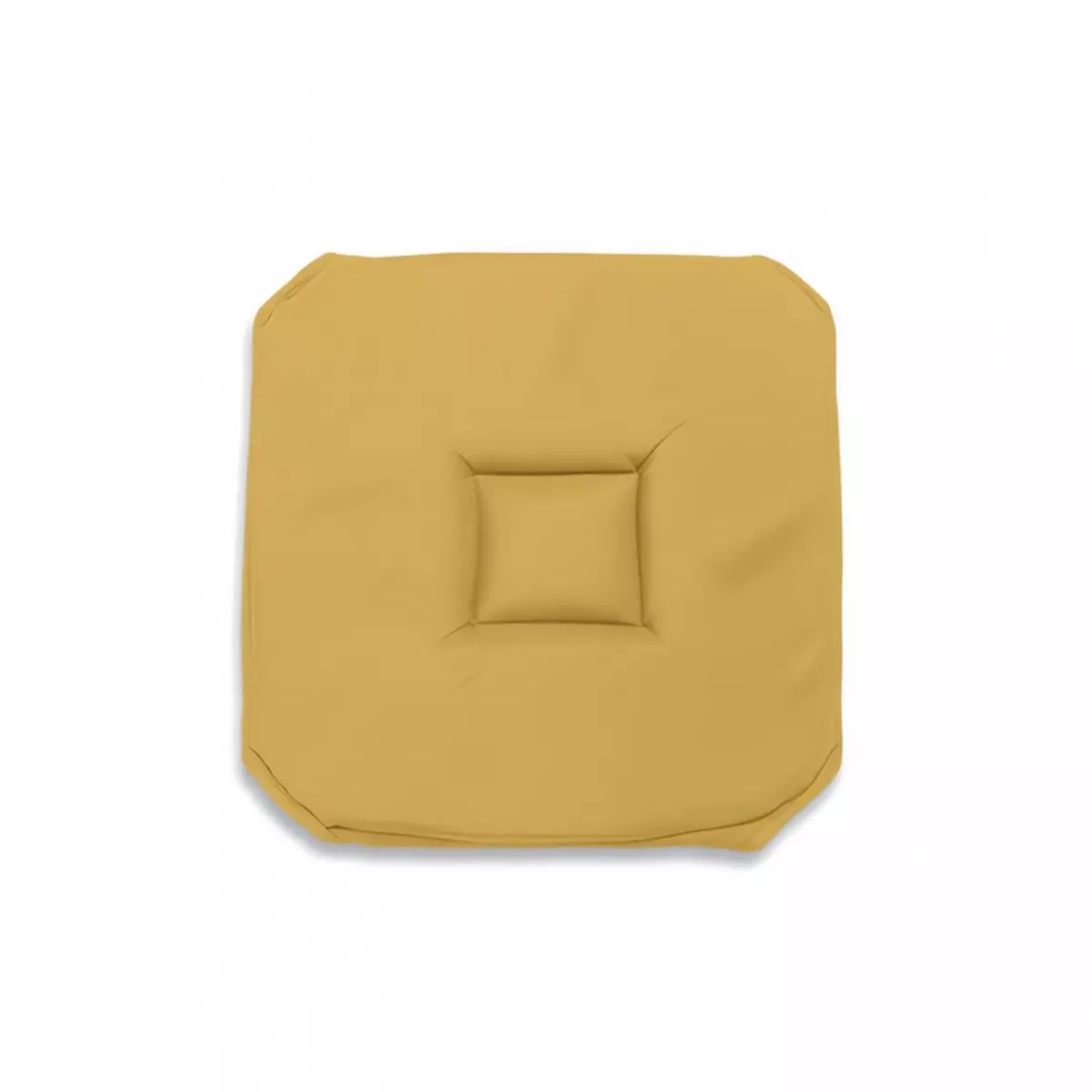 SOLEIL D'OCRE Dessus de chaise gobelin 40x40X3 cm ALIX jaune, par Soleil d'ocre