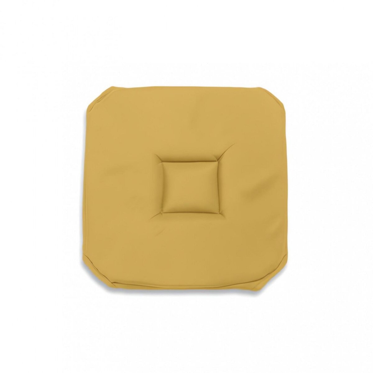  Dessus de chaise gobelin 40x40X3 cm ALIX jaune, par Soleil d'ocre