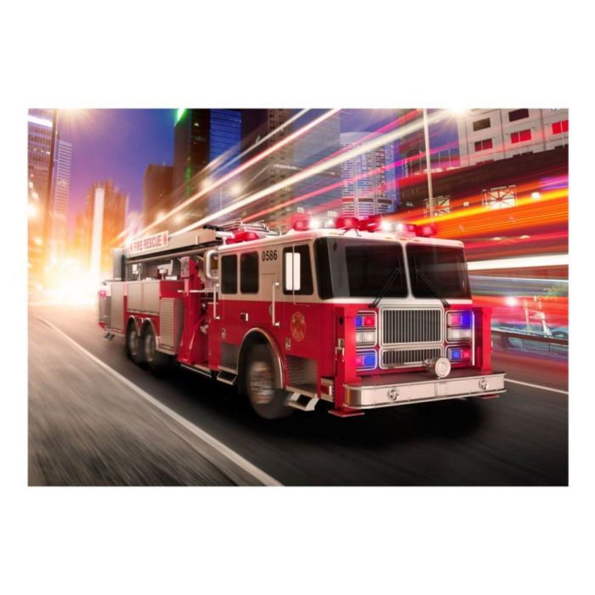 Paris Prix Papier Peint  Fire Truck