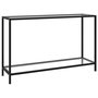 Voir la diapositive 1 : VIDAXL Table console Transparent 120x35x75 cm Verre trempe