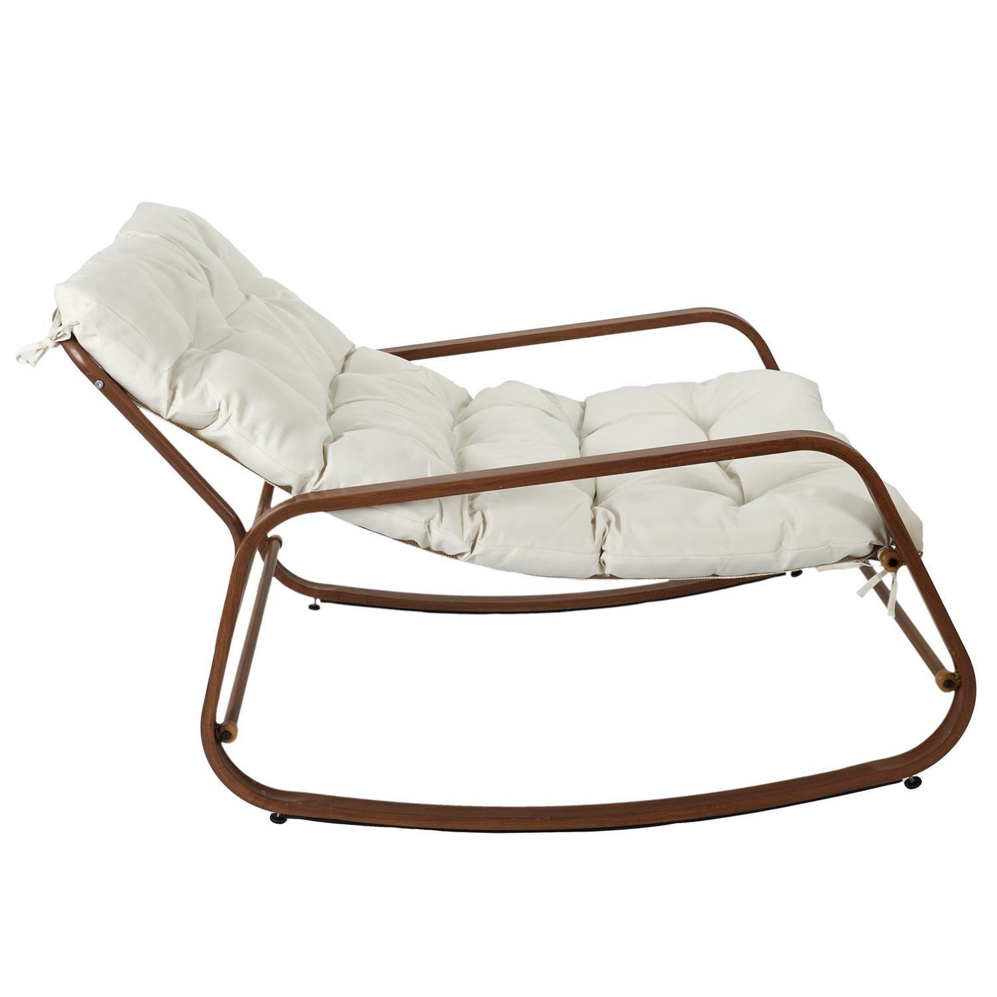 Voir la diapositive 4 : The Home Deco Factory Fauteuil à bascule Manda