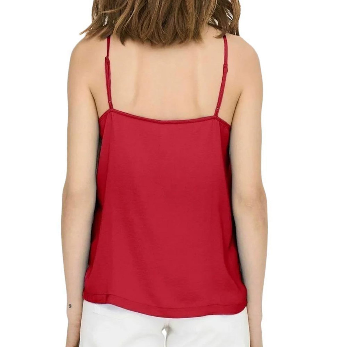 Only Débardeur Rouge Femme Only Debbie