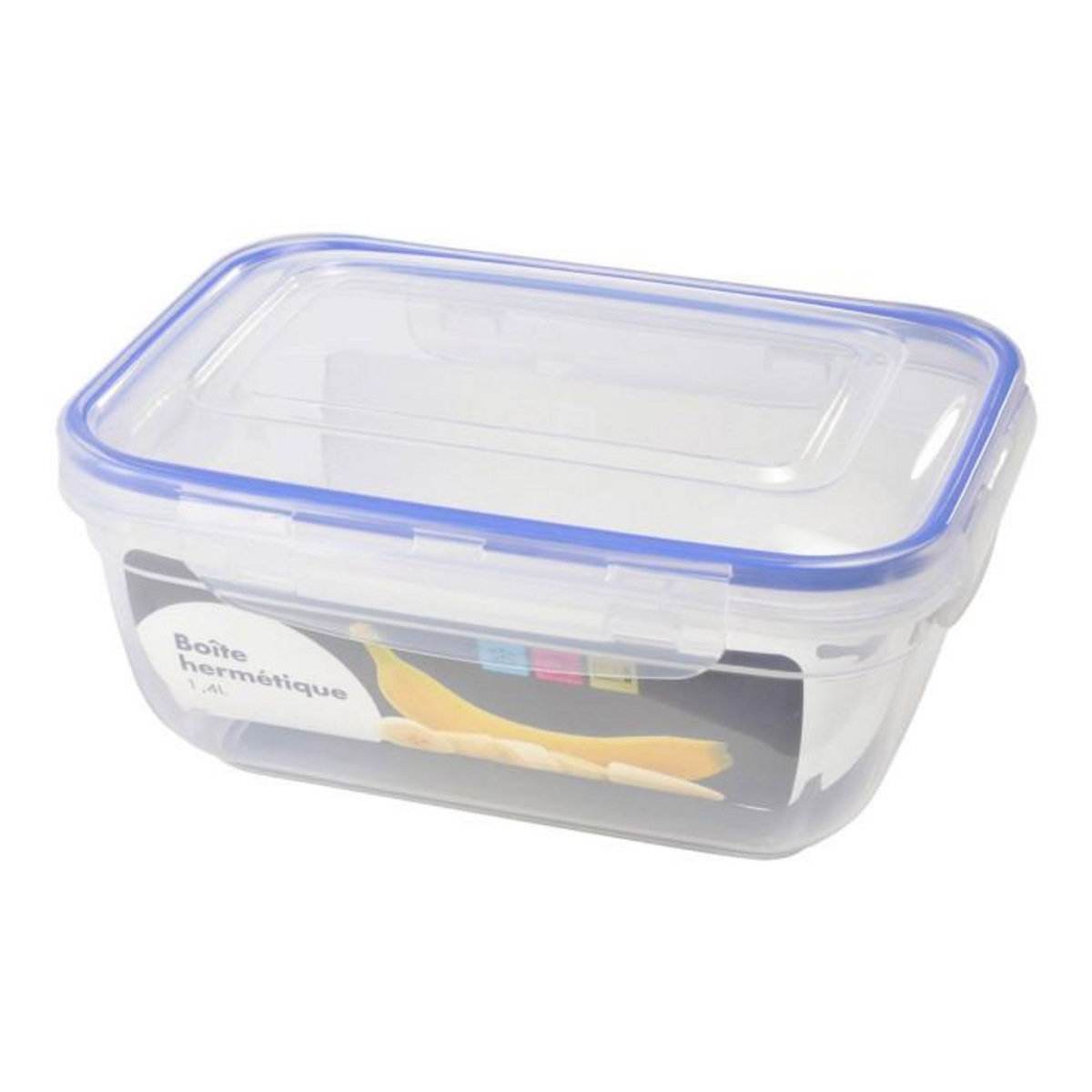 Paris Prix Boîte de Conservation  Hermétique  1,4L Bleu