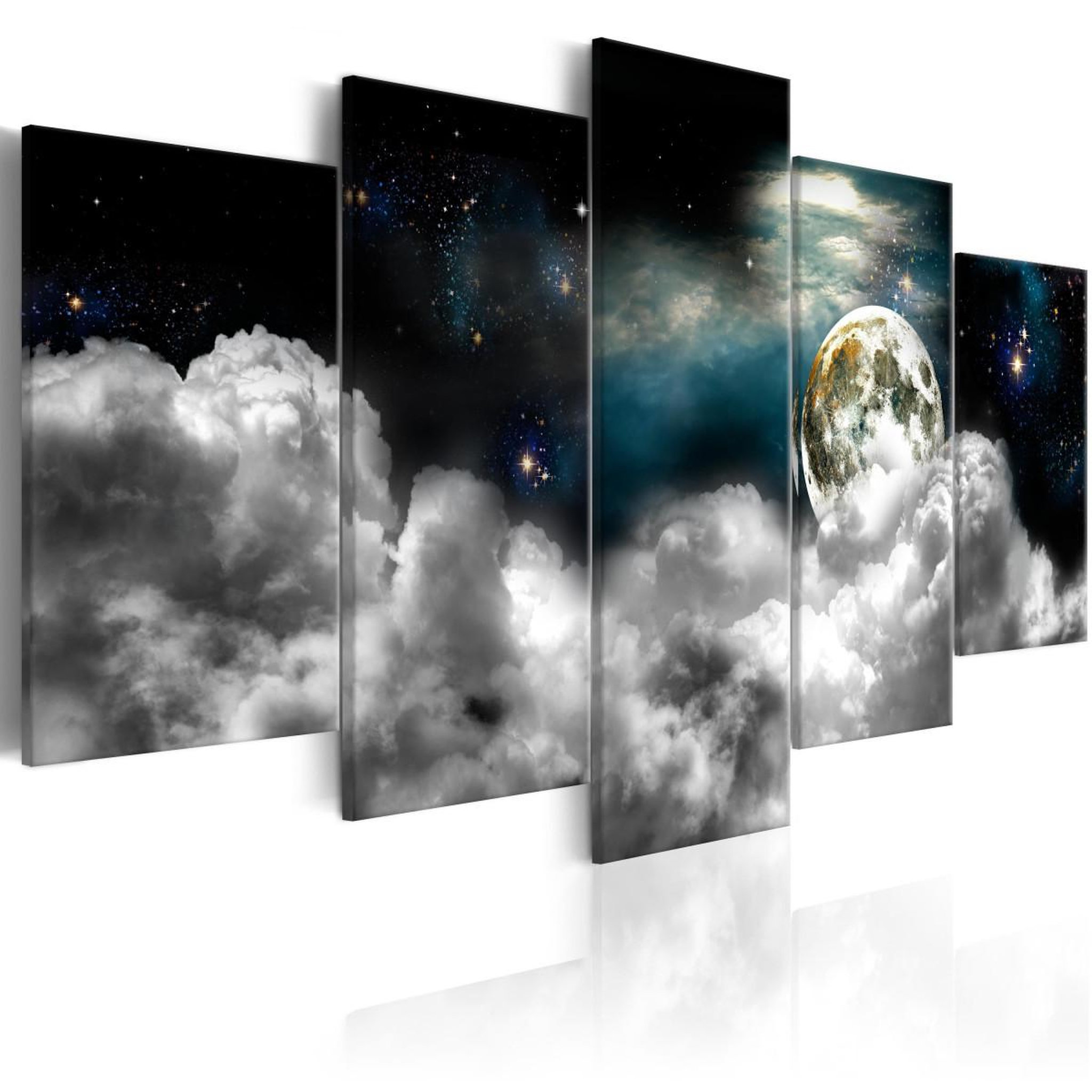 Paris Prix Tableau imprimé  magic night ii. Coloris disponibles : Multicolore