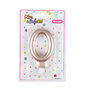 Voir la diapositive 2 : Paris Prix Bougie d'Anniversaire  Chiffre 0  7cm Rose Gold