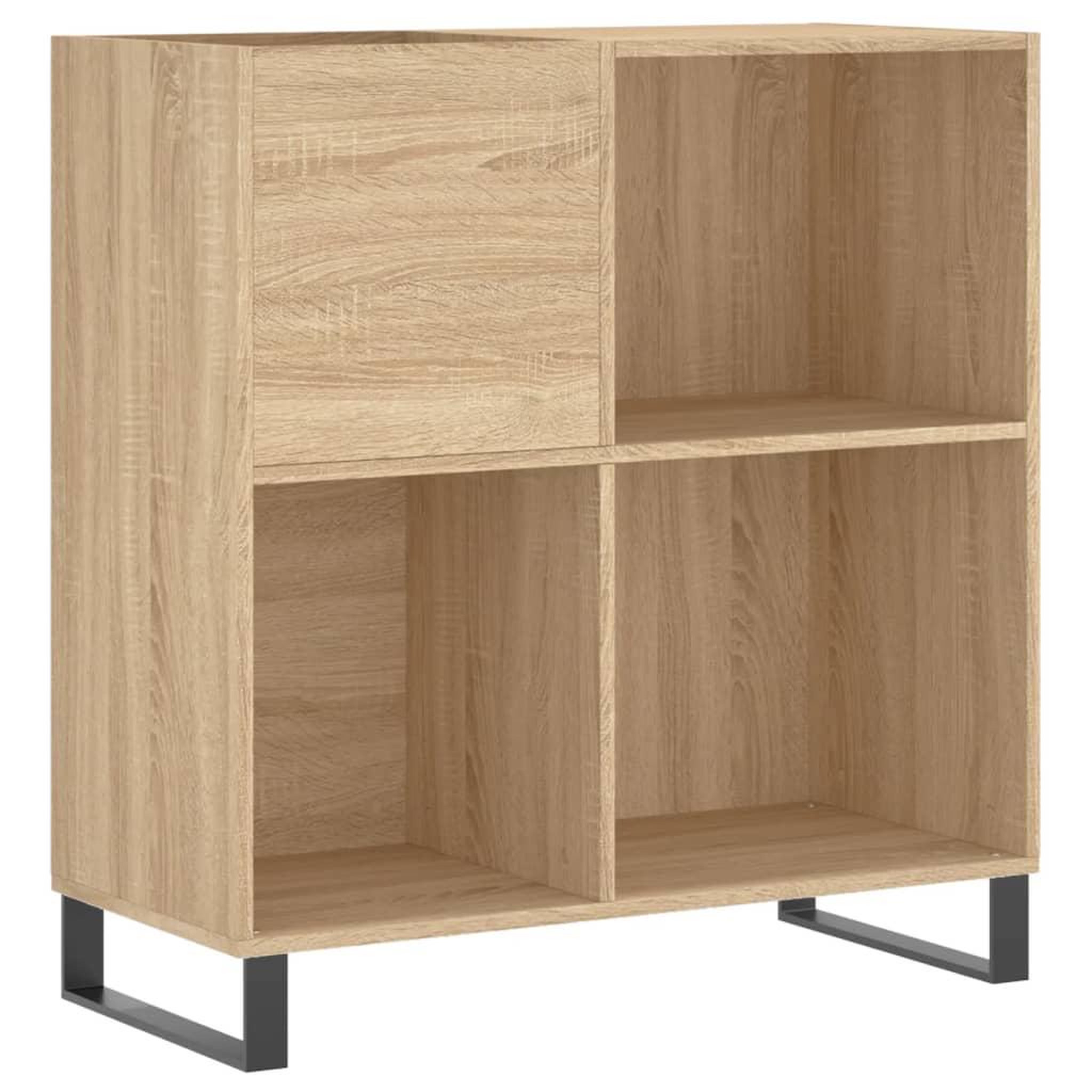 Voir la diapositive 2 : VIDAXL Armoire a disques chene sonoma 84,5x38x89 cm bois d'ingenierie
