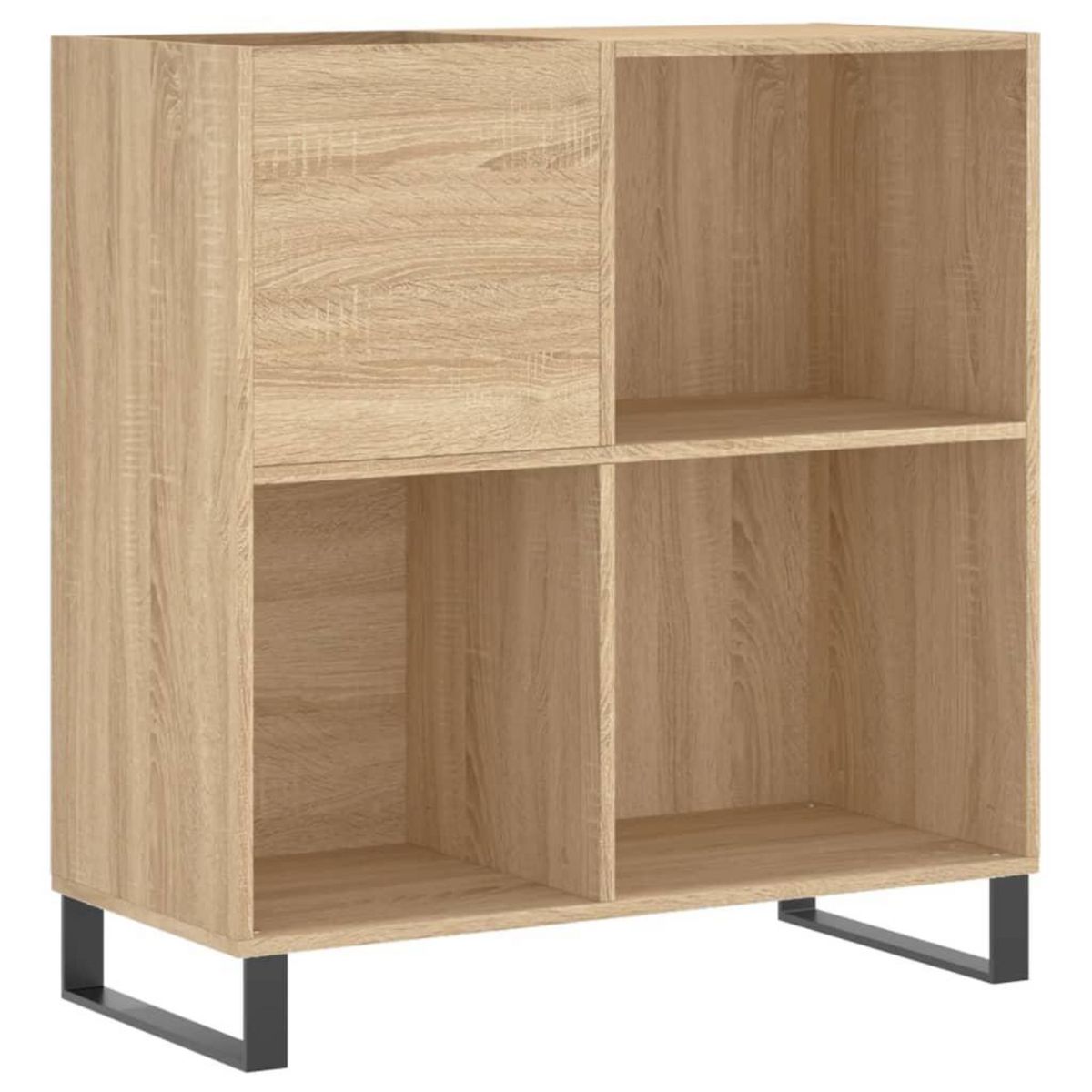 VIDAXL Armoire a disques chene sonoma 84,5x38x89 cm bois d'ingenierie