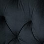 Voir la diapositive 6 : VINSETTO Chaise de bureau velours design Chesterfield effet capitonné piètement métal noir