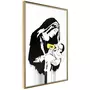 Paris Prix Affiche Murale Encadrée  Banksy Toxic Mary 
