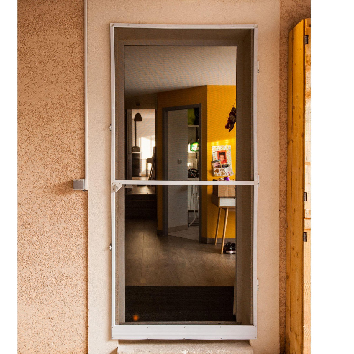 WERKAPRO Porte moustiquaire cadre alu 100 x 225 cm WERKA PRO