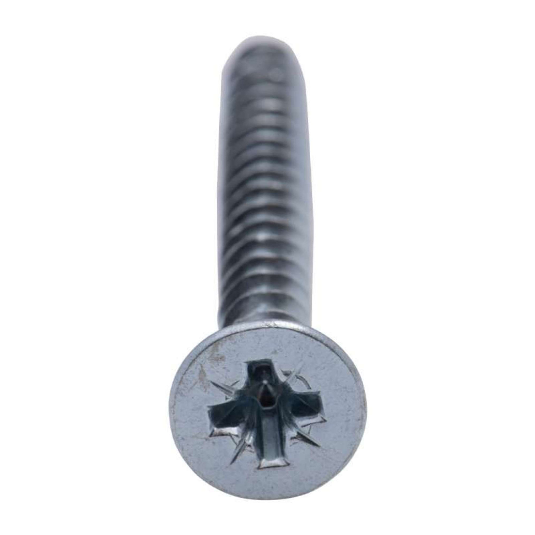 Voir la diapositive 2 :  Vis à bois tête fraisée PZ zinguée Vissal filet total 5x40 mm  x14 vis