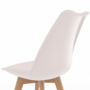 Voir la diapositive 6 : ID MARKET Lot de 8 chaises scandinaves SARA mix color pastel rose x2, blanc x2, gris clair x2, bleu x2