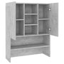 Voir la diapositive 5 : VIDAXL Meuble pour machine a laver Gris beton 70,5x25,5x90 cm