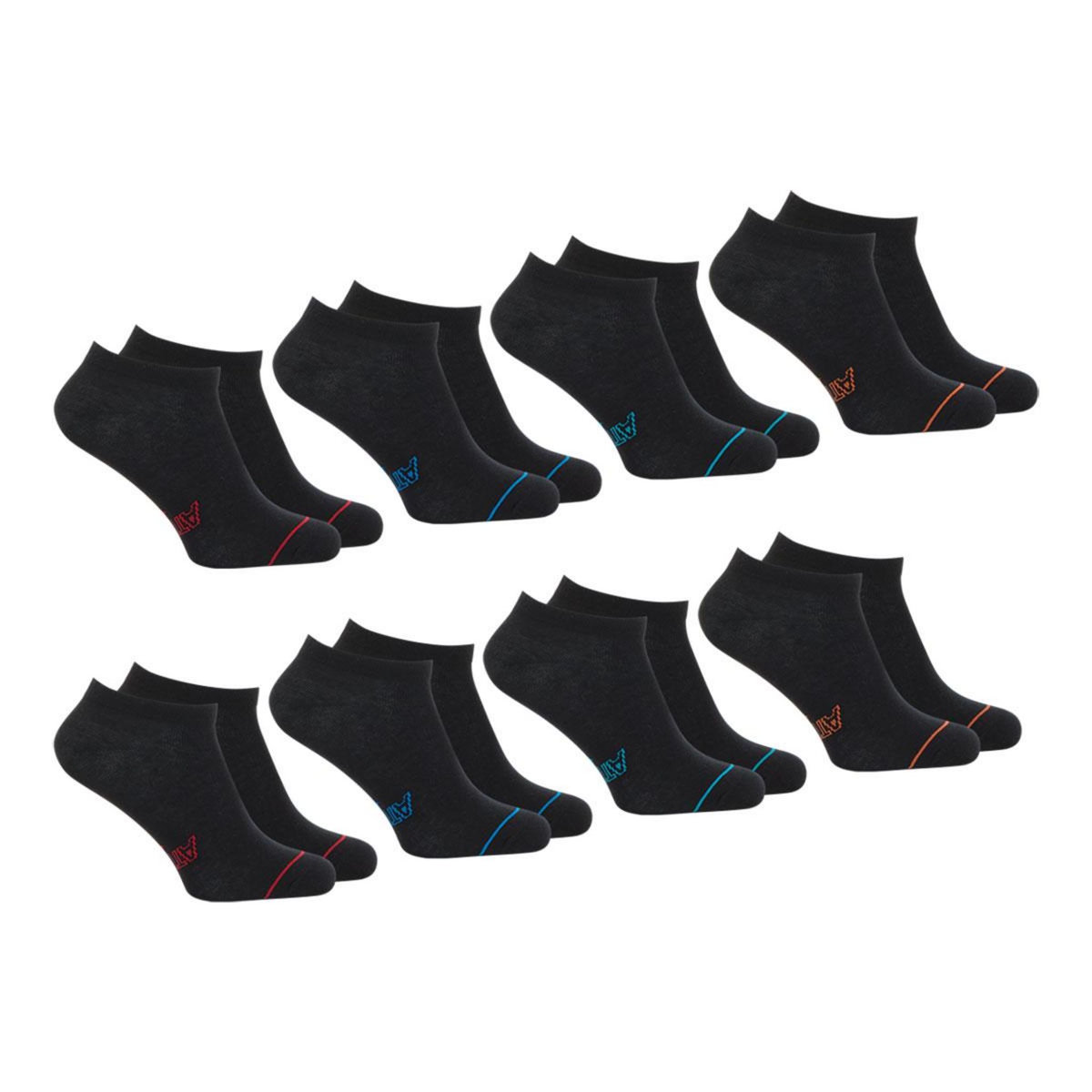 Athena Lot de 8 paires de socquettes low cut Ecopack