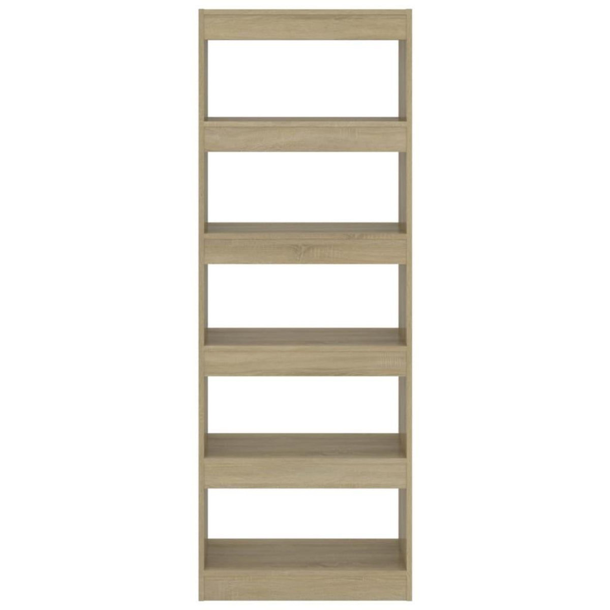 VIDAXL Bibliotheque/separateur de piece chene sonoma bois d'ingenierie