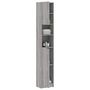 Voir la diapositive 4 : VIDAXL Armoire de bain Sonoma gris 32x25,5x190 cm Bois d'ingenierie
