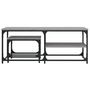Voir la diapositive 4 : VIDAXL Tables basses gigognes 2 pcs sonoma gris bois d'ingenierie