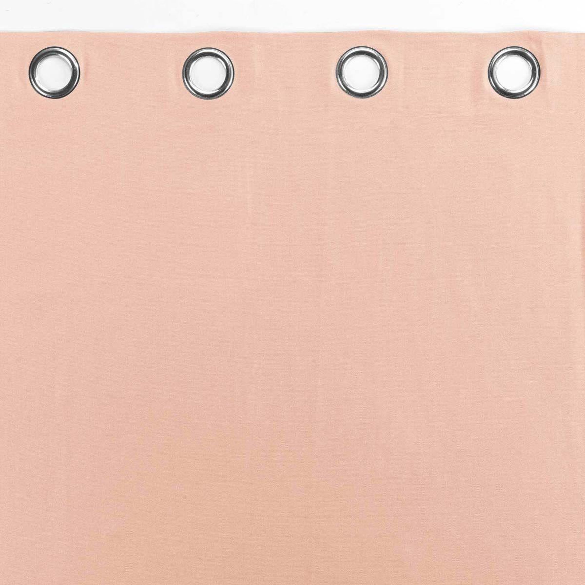 Voir la diapositive 3 : Douceur d'Intérieur Rideau à œillets  panama  140x240cm rose poudré