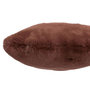 Voir la diapositive 2 : Paris Prix Coussin Imitation Fourrure  Cutie  45x45cm Marron Clair