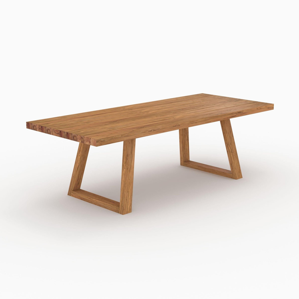 Rendez vous déco Table et bancs de jardin 10 personnes en bois-Luma