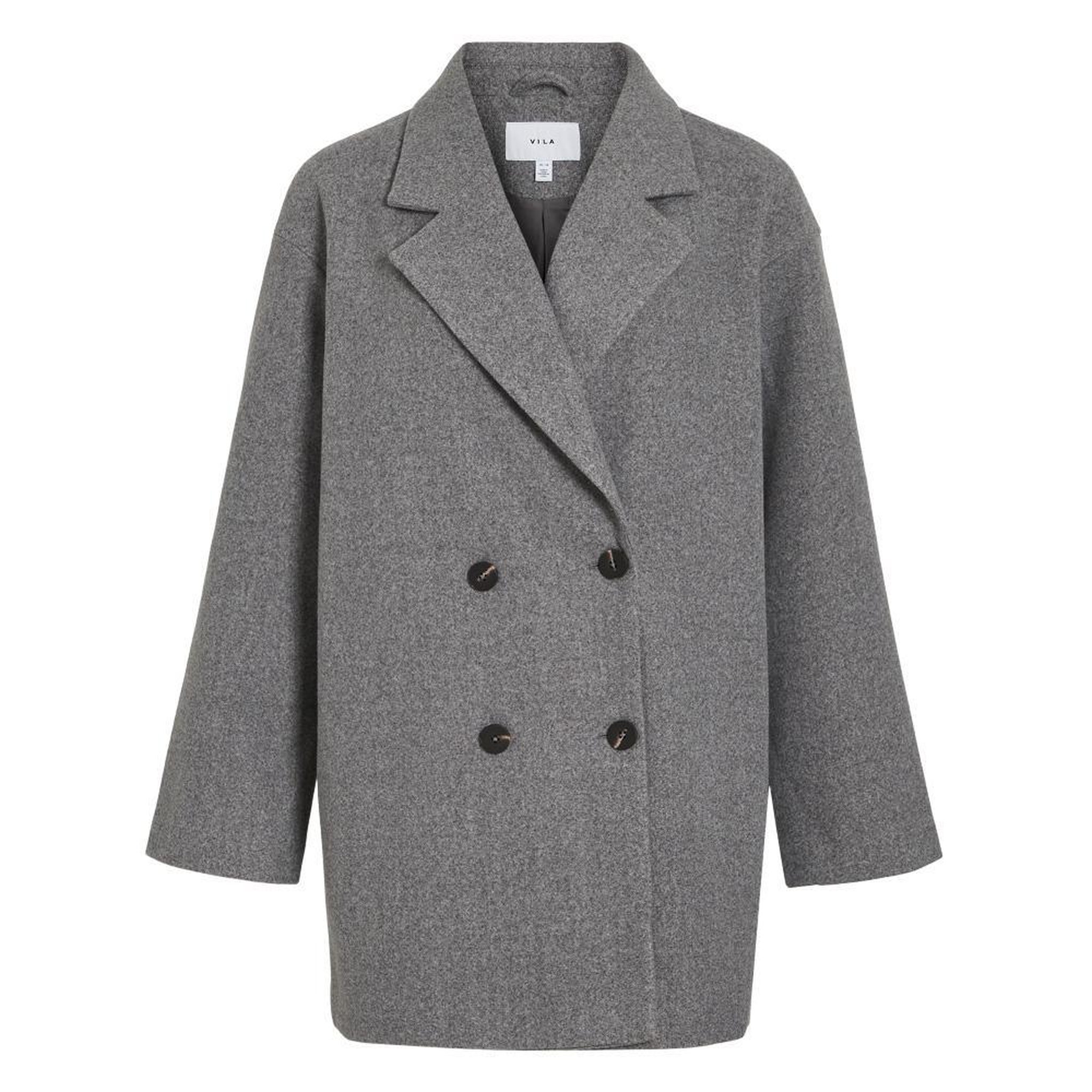 Vila Manteau  Femme Vila Sakaya. Coloris disponibles : Gris