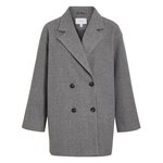 Vila Manteau  Femme Vila Sakaya. Coloris disponibles : Gris