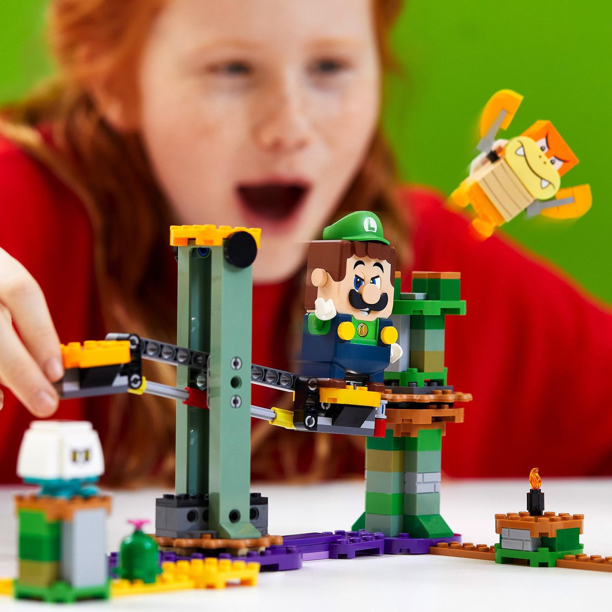 Voir la diapositive 3 : LEGO Super Mario 71387 Pack de Démarrage Les Aventures de Luigi, Jouet et Figurine Interactive