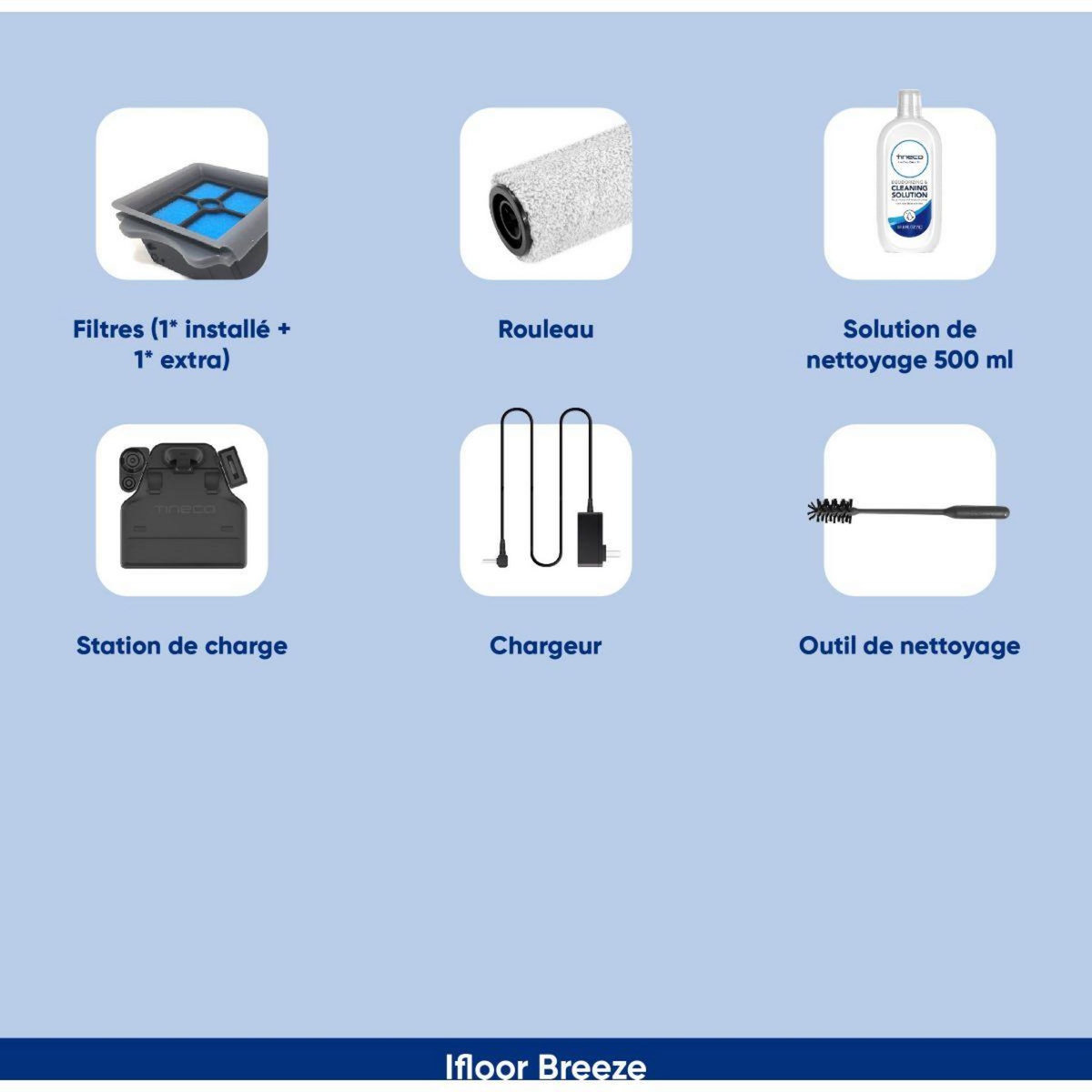 TINECO Nettoyeur de sols iFloor Breeze