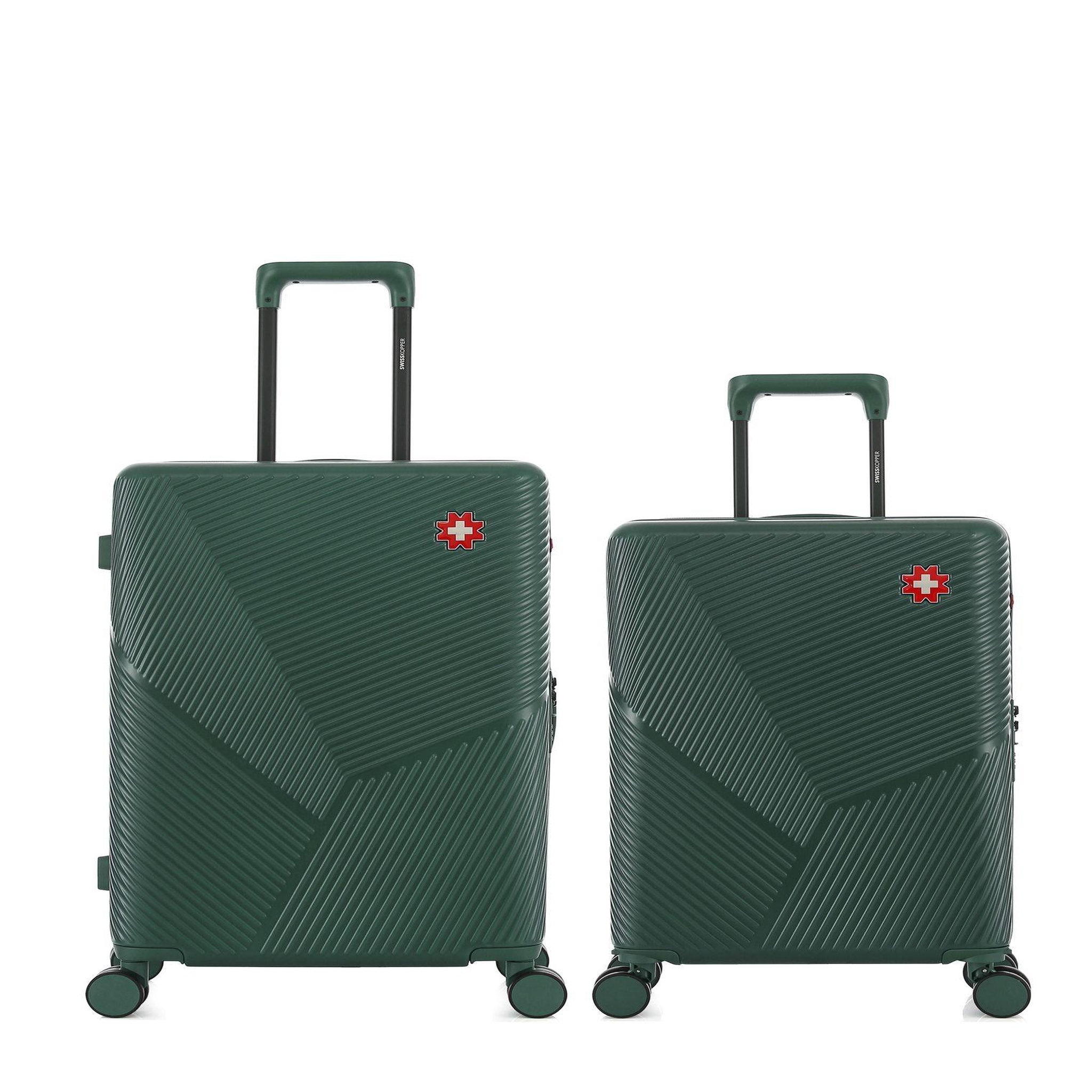 SWISS KOPPER Lot de 2 Valises Rigides Taille Moyenne et Cabine FRIBOURG