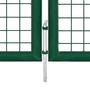 Voir la diapositive 4 : VIDAXL Portail en treillis de jardin acier 390x75 cm vert