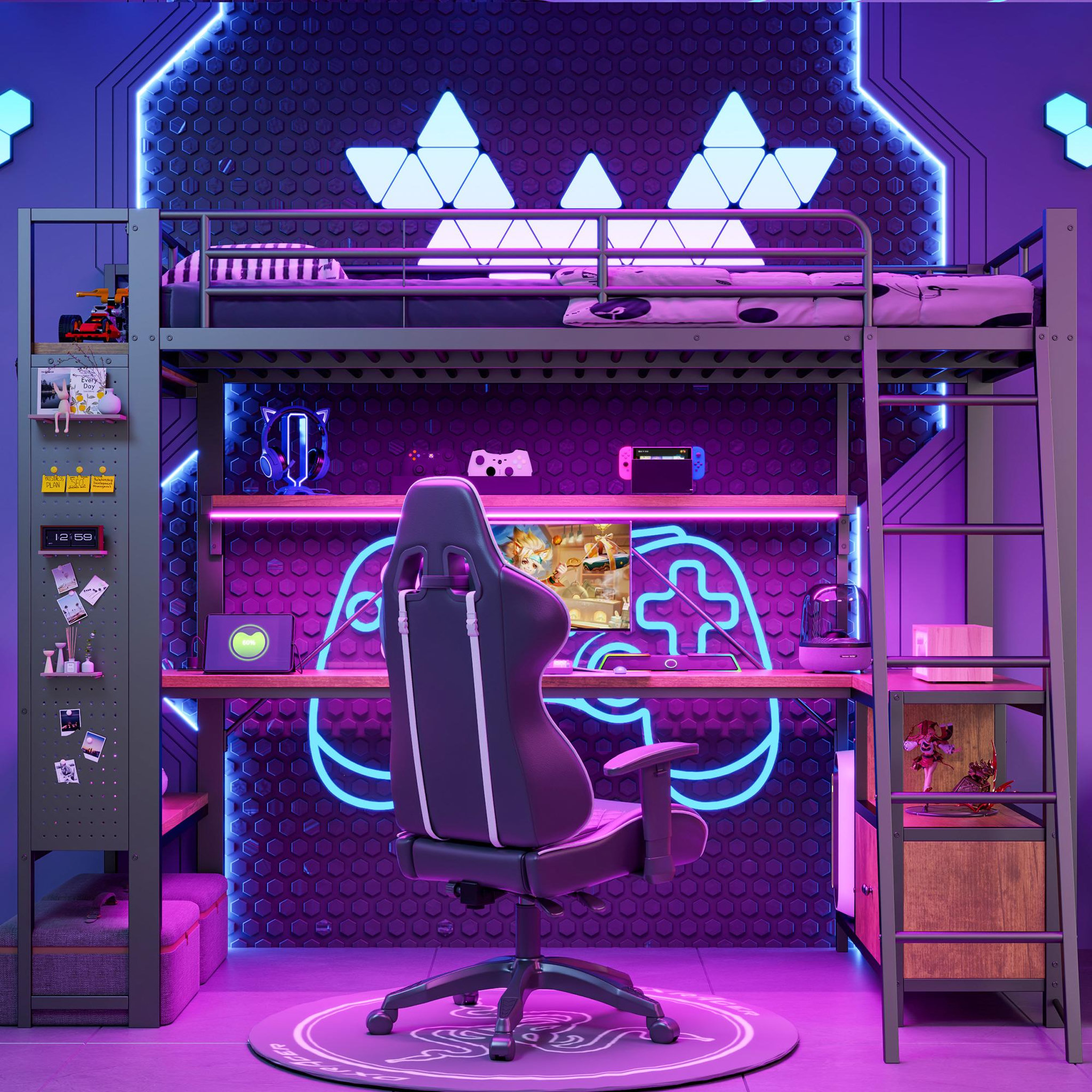 Voir la diapositive 2 : MERAX Lit mezzanine